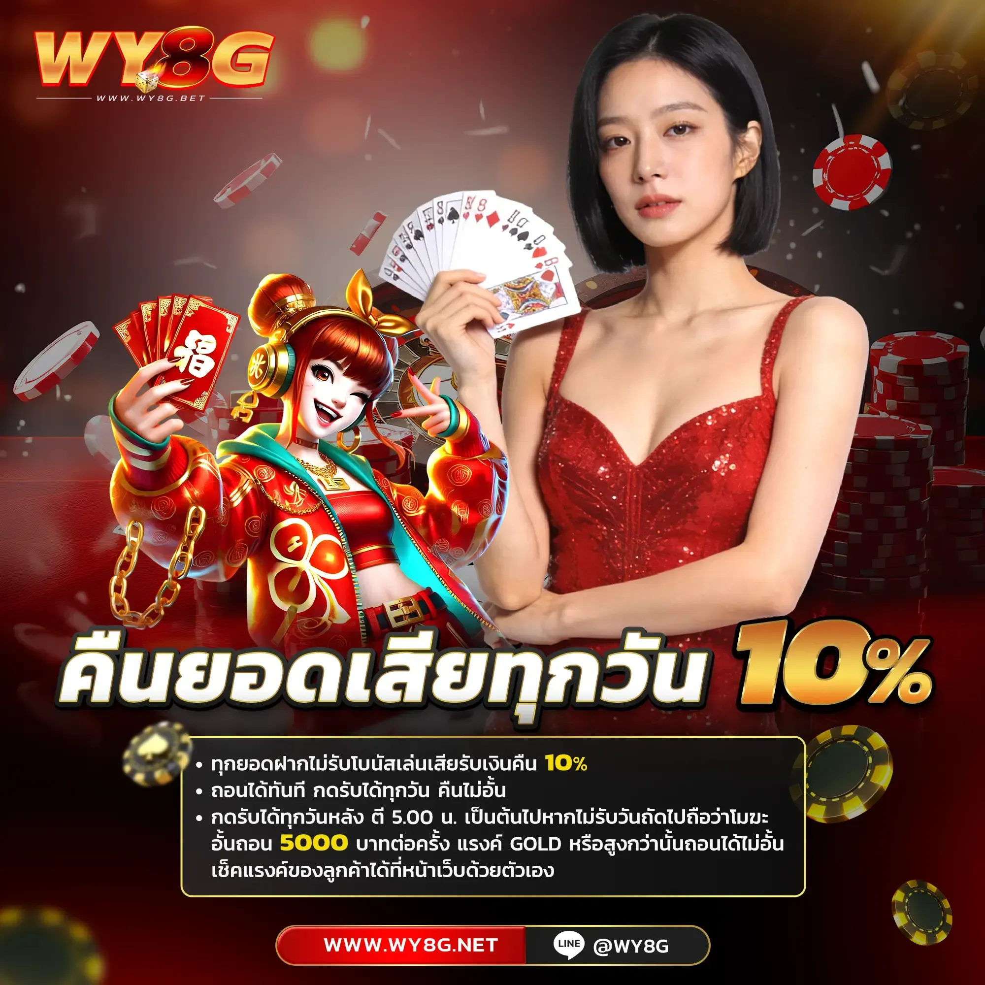 Daily cashback on losses - wy8g-s